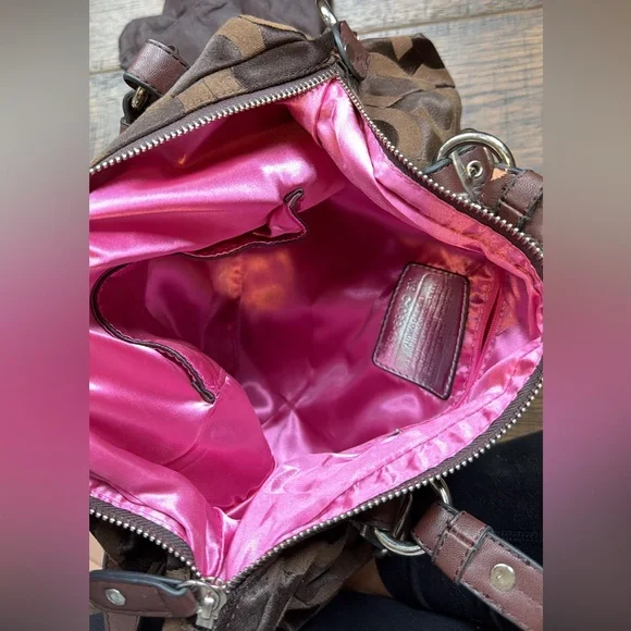 Coach Alexandra brown satchel bag - Picture 5 of 7